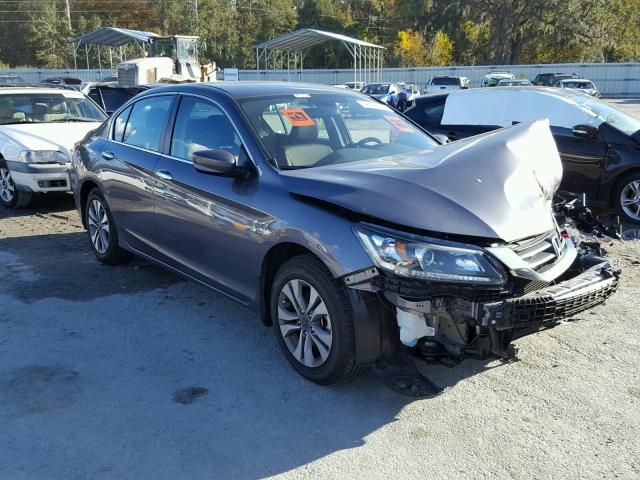 1HGCR2F35FA175512 - 2015 HONDA ACCORD LX GRAY photo 1