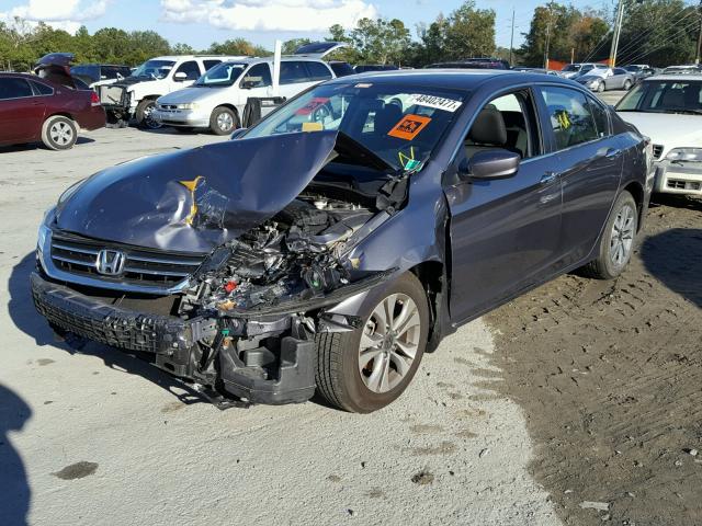 1HGCR2F35FA175512 - 2015 HONDA ACCORD LX GRAY photo 2