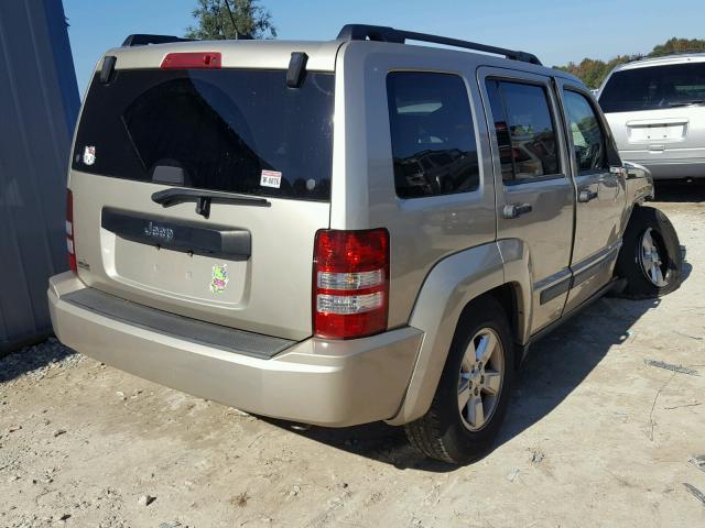 1J4PP2GK4AW117957 - 2010 JEEP LIBERTY SP BROWN photo 4