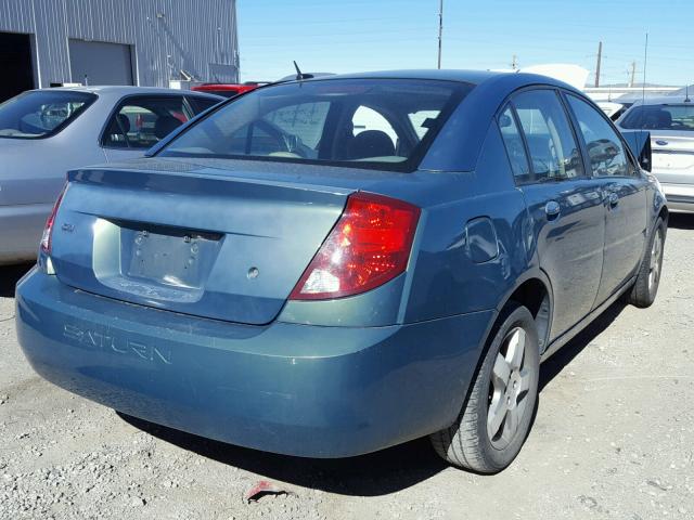 1G8AL58F66Z182349 - 2006 SATURN ION LEVEL GREEN photo 4