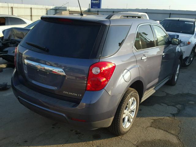 2GNALDEK8D6237983 - 2013 CHEVROLET EQUINOX LT BLUE photo 4