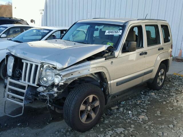 1J8GN28K79W502556 - 2009 JEEP LIBERTY SP SILVER photo 2