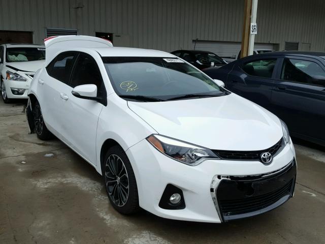 2T1BURHE9FC444848 - 2015 TOYOTA COROLLA L WHITE photo 1