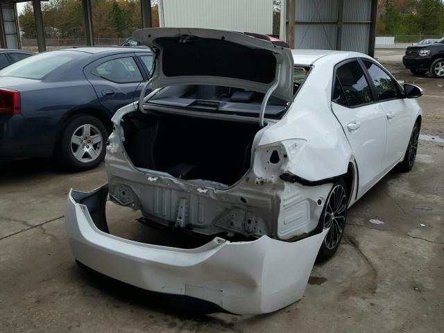 2T1BURHE9FC444848 - 2015 TOYOTA COROLLA L WHITE photo 4