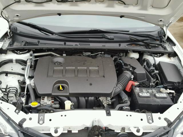 2T1BURHE9FC444848 - 2015 TOYOTA COROLLA L WHITE photo 7