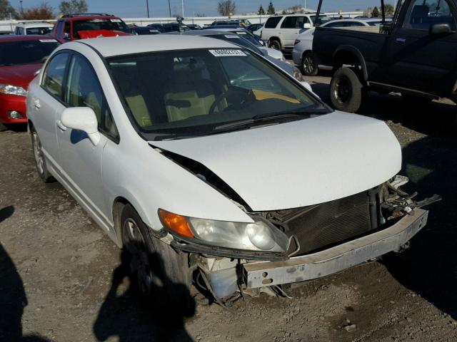 1HGFA16557L093043 - 2007 HONDA CIVIC LX WHITE photo 1