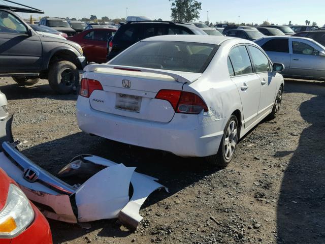 1HGFA16557L093043 - 2007 HONDA CIVIC LX WHITE photo 4