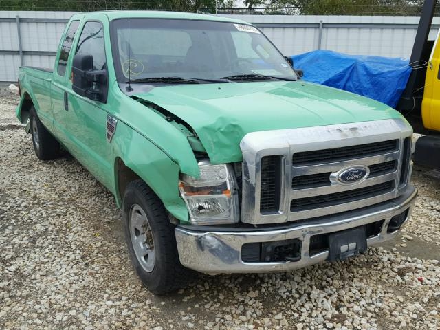 1FTSX20R09EA10817 - 2009 FORD F250 SUPER GREEN photo 1