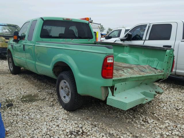 1FTSX20R09EA10817 - 2009 FORD F250 SUPER GREEN photo 3