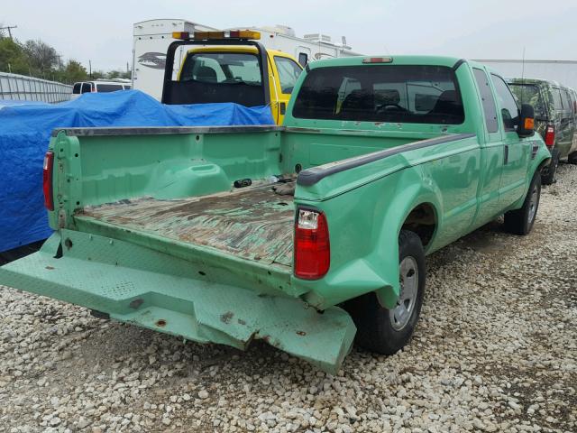 1FTSX20R09EA10817 - 2009 FORD F250 SUPER GREEN photo 4