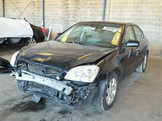 KNAGE124275143936 - 2007 KIA OPTIMA LX BLACK photo 2