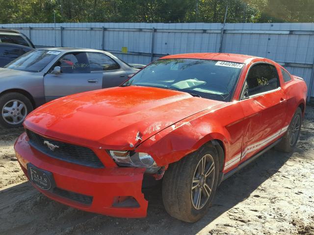 1ZVBP8AM8C5207888 - 2012 FORD MUSTANG RED photo 2