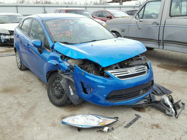 3FADP4BJ4DM118992 - 2013 FORD FIESTA SE BLUE photo 1