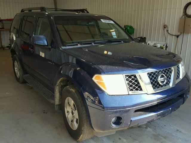 5N1AR18W36C661324 - 2006 NISSAN PATHFINDER BLUE photo 1