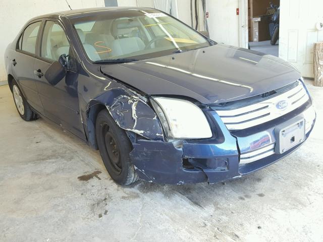 3FAHP06Z57R192469 - 2007 FORD FUSION S BLUE photo 1