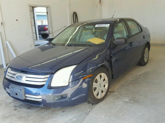 3FAHP06Z57R192469 - 2007 FORD FUSION S BLUE photo 2