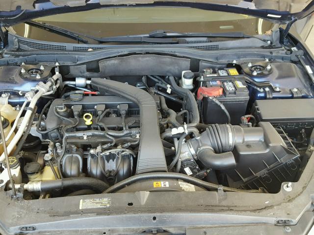 3FAHP06Z57R192469 - 2007 FORD FUSION S BLUE photo 7