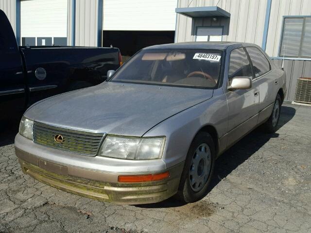 JT8BH22FXT0056464 - 1996 LEXUS LS 400 BEIGE photo 2