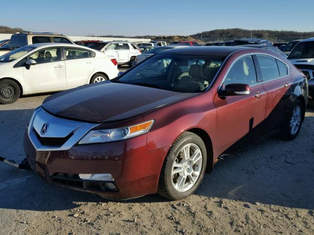 19UUA8F55AA007510 - 2010 ACURA TL RED photo 2