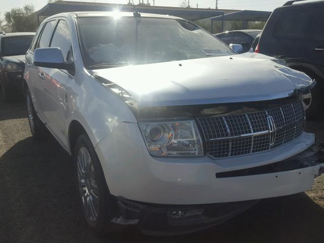 2LMDJ6JC1ABJ07214 - 2010 LINCOLN MKX WHITE photo 1