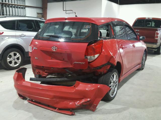 2T1KR32E93C109902 - 2003 TOYOTA COROLLA MA RED photo 4