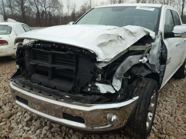 1C6RR7NT1FS774612 - 2015 RAM 1500 LARAM WHITE photo 9