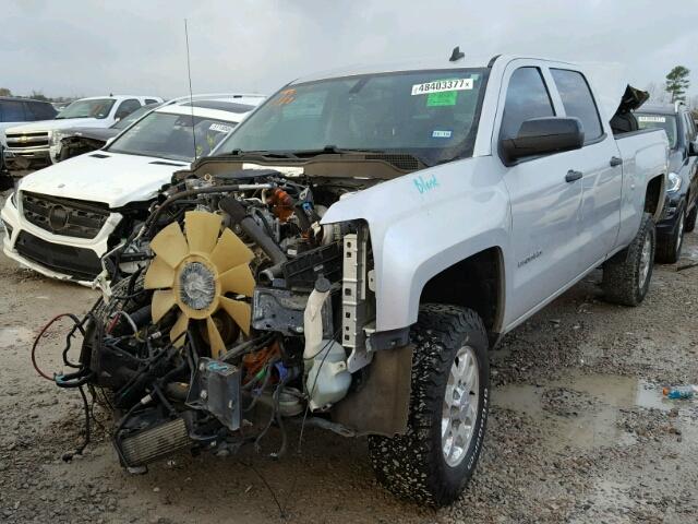 1GC1KVE8XFF186579 - 2015 CHEVROLET SILVERADO SILVER photo 2