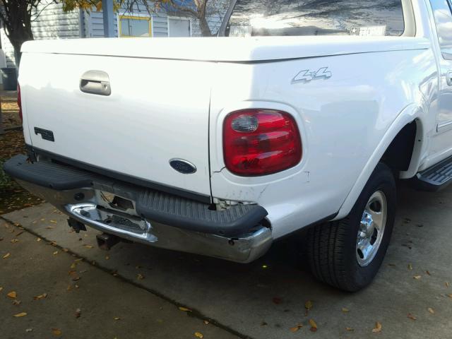 1FTRW08L93KC90509 - 2003 FORD F150 SUPER WHITE photo 9