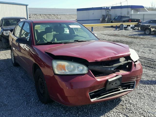 1G1ZS58F57F116799 - 2007 CHEVROLET MALIBU LS MAROON photo 1