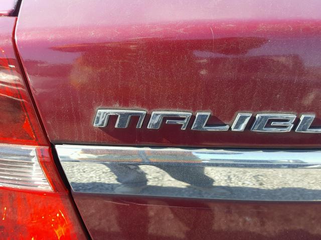 1G1ZS58F57F116799 - 2007 CHEVROLET MALIBU LS MAROON photo 10