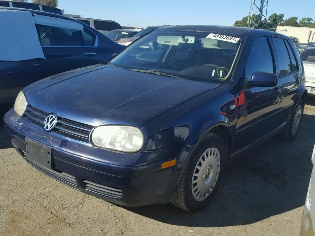 9BWGK61J924037567 - 2002 VOLKSWAGEN GOLF GLS GRAY photo 2