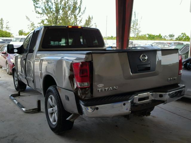 1N6BA06C98N306083 - 2008 NISSAN TITAN XE TAN photo 3