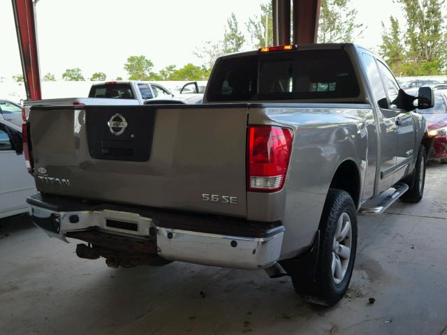 1N6BA06C98N306083 - 2008 NISSAN TITAN XE TAN photo 4