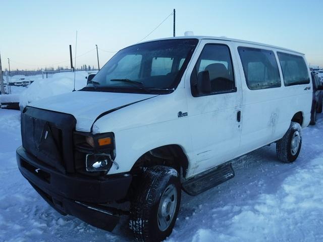 1FBNE31P18DB10892 - 2008 FORD ECONOLINE WHITE photo 2