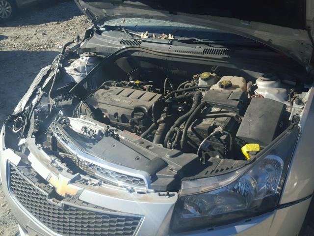 1G1PL5SC3C7117926 - 2012 CHEVROLET CRUZE LT SILVER photo 7