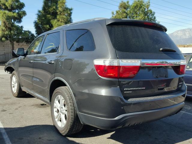 1D4RD4GGXBC725082 - 2011 DODGE DURANGO CR CHARCOAL photo 3