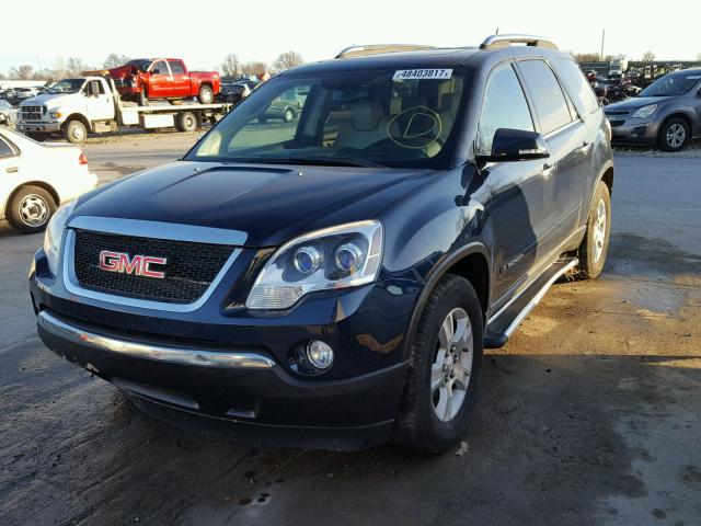 1GKER23737J144389 - 2007 GMC ACADIA SLT BLUE photo 2