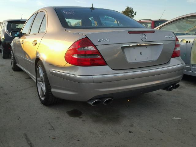 WDBUF76J65A630839 - 2005 MERCEDES-BENZ E 55 AMG BEIGE photo 3