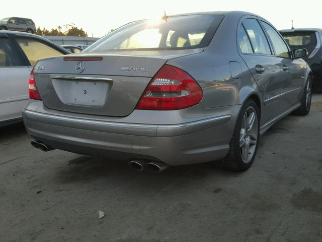 WDBUF76J65A630839 - 2005 MERCEDES-BENZ E 55 AMG BEIGE photo 4