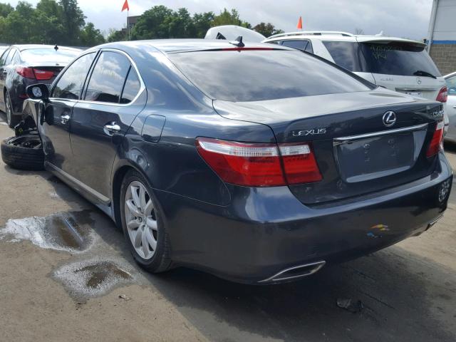 JTHBL46F485080127 - 2008 LEXUS LS 460 GRAY photo 3