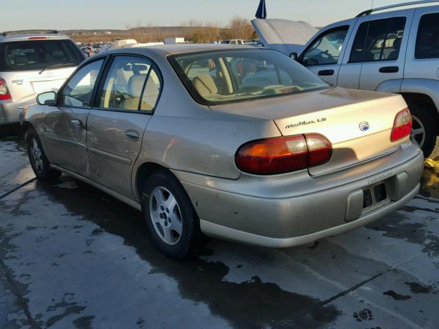 1G1NE52J73M695349 - 2003 CHEVROLET MALIBU LS BEIGE photo 3