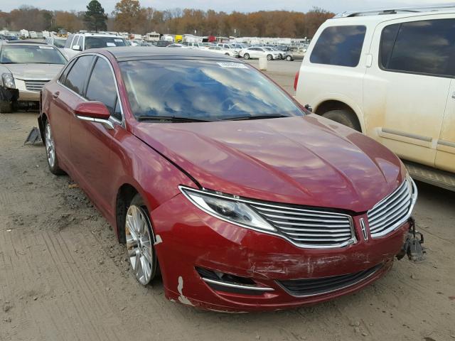 3LN6L2GK3DR805058 - 2013 LINCOLN MKZ RED photo 1