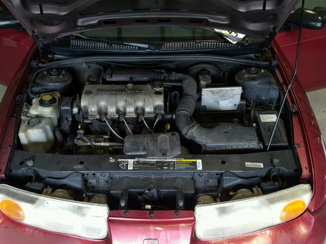 1G8ZH5281YZ155691 - 2000 SATURN SL1 RED photo 7