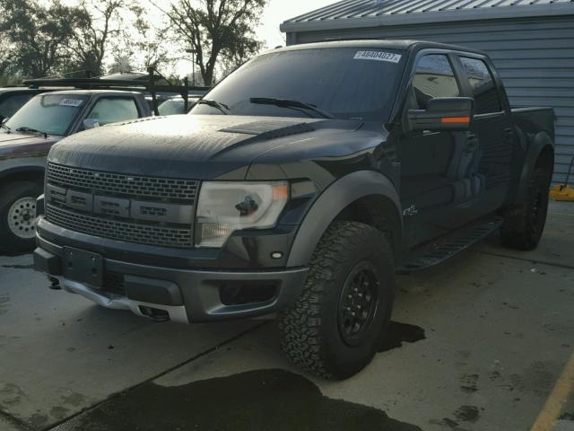 1FTFW1R68EFC72967 - 2014 FORD F150 SVT R BLACK photo 2