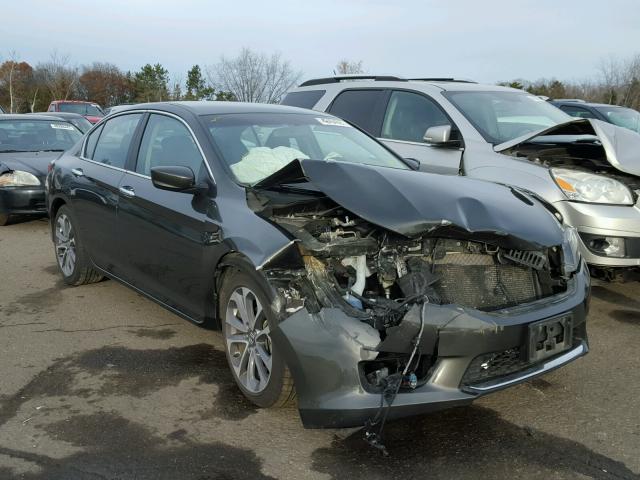 1HGCR2F53DA208795 - 2013 HONDA ACCORD SPO GRAY photo 1