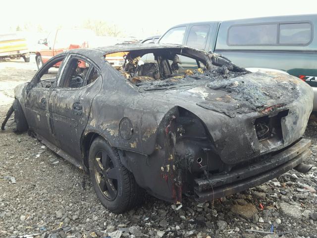 2G2WP552681118507 - 2008 PONTIAC GRAND PRIX დამწვარი ფოტო 3