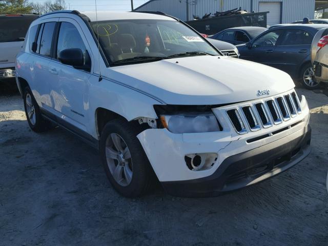 1J4NT1FB9BD168673 - 2011 JEEP COMPASS SP WHITE photo 1