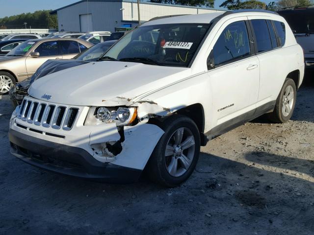 1J4NT1FB9BD168673 - 2011 JEEP COMPASS SP WHITE photo 2