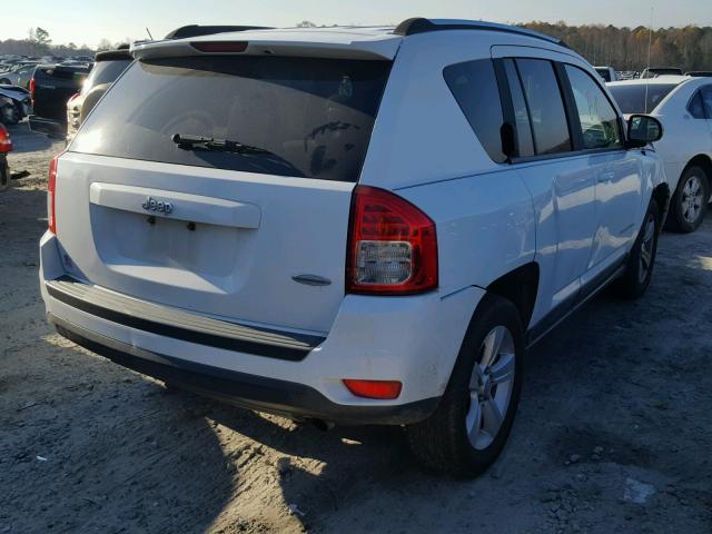 1J4NT1FB9BD168673 - 2011 JEEP COMPASS SP WHITE photo 4