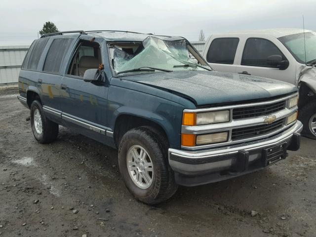 1GNEK13R0TJ314138 - 1996 CHEVROLET TAHOE K150 GREEN photo 1